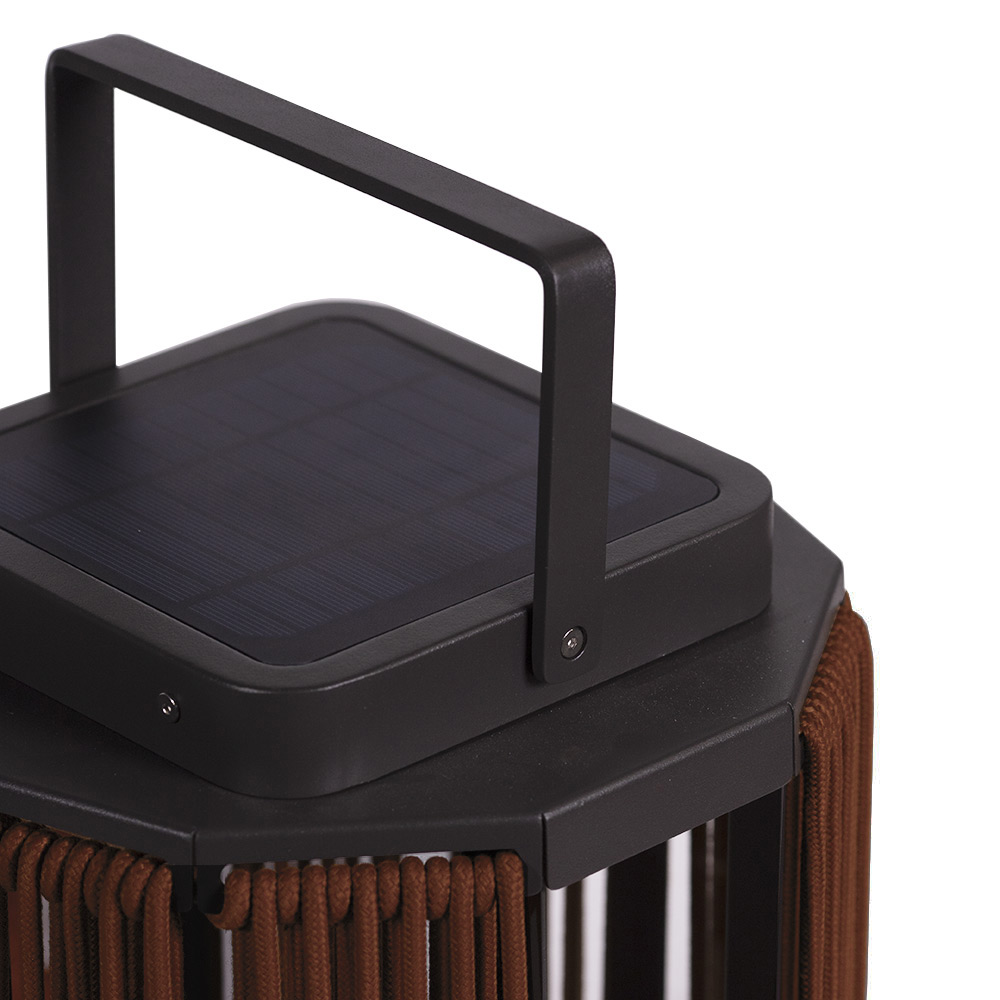 Hemp Rope Woven Solar Lantern