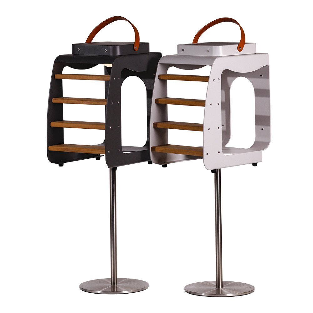 Decorative Teak Solar Garden Lights