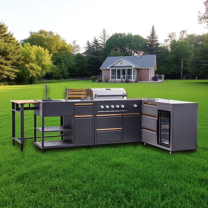 Stainless Steel Modular Grill Islands