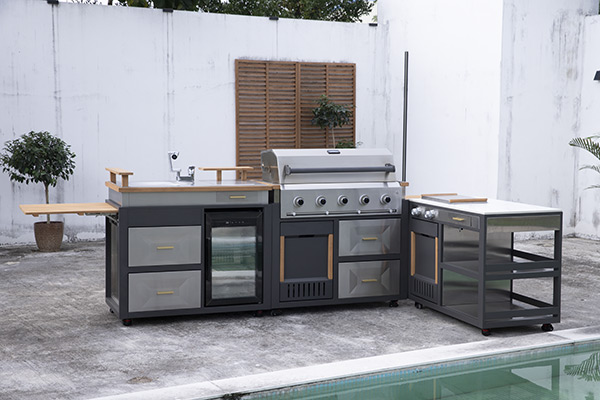 outdoor barbecue kitchen supplier