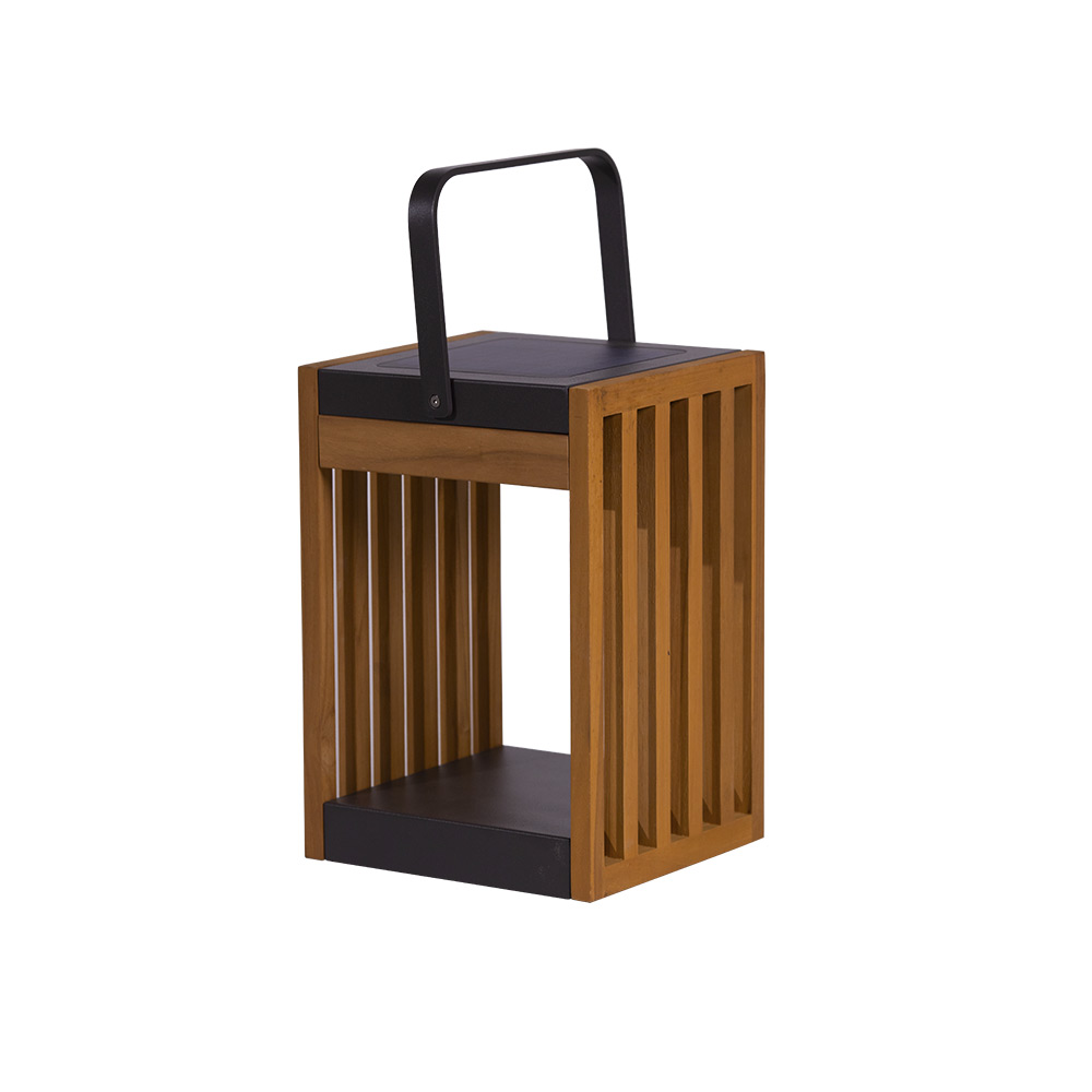 Teak Solar Lantern